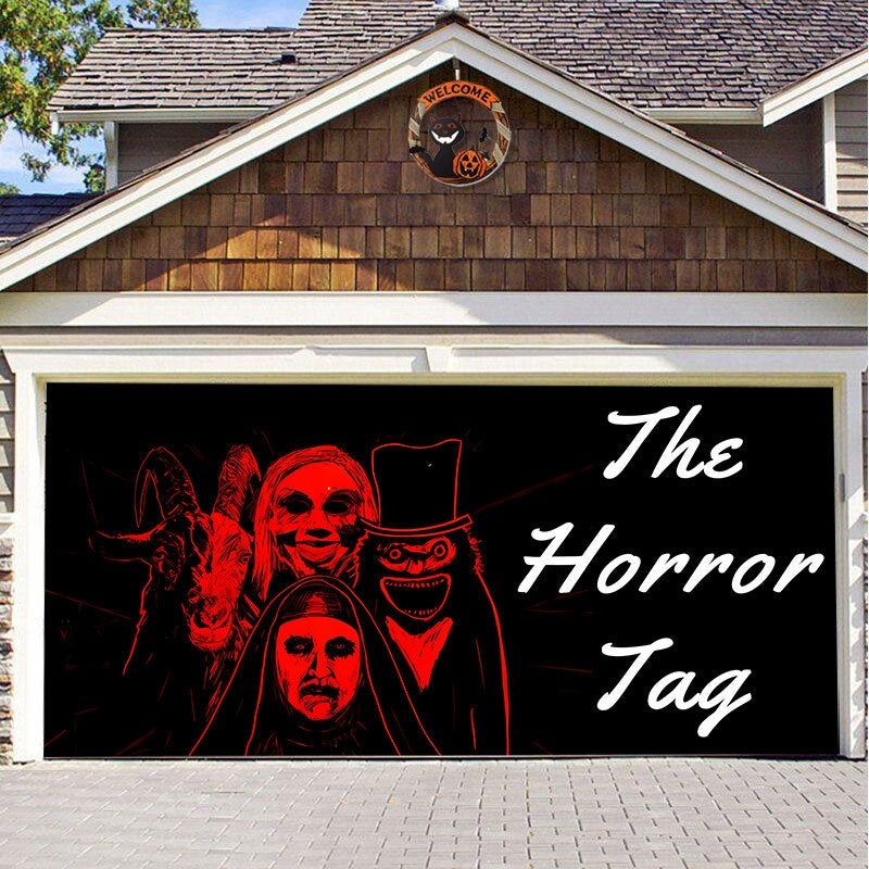 Halloween Full-size Garage Door Cover Banner Series A