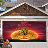 Halloween Full-size Garage Door Cover Banner Series B