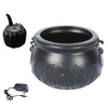 Halloween Witch Cauldron Color-Changing LED Fogger Water Fountain