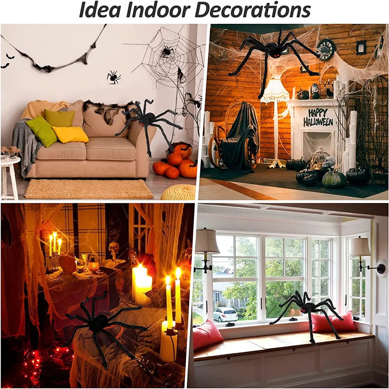 Halloween Spider & Cobweb Decoration