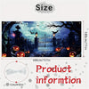 Halloween Garage Door Banner - Castle Gate Scene