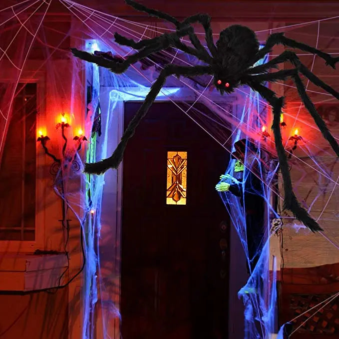 Halloween Spider & Cobweb Decoration