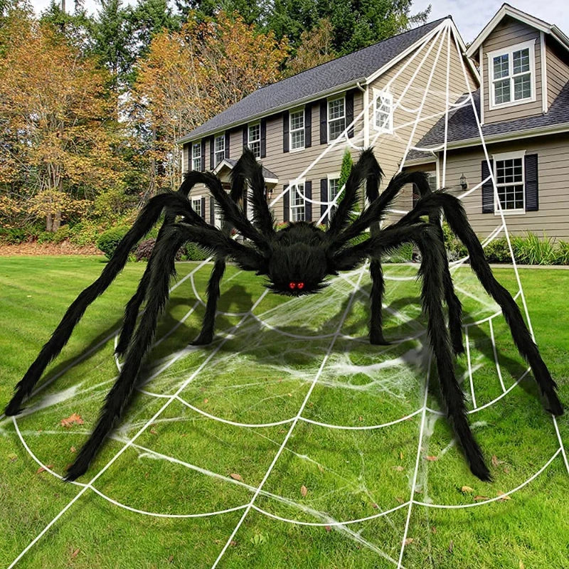 Halloween Spider & Cobweb Decoration