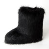 Women's Shoes Fox Fur Boots Fleece Anti-fur Snow Boots